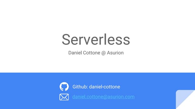 Serverless