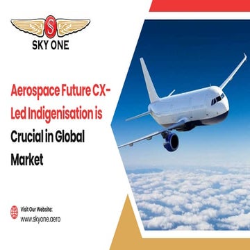 CX Drives Aerospace Future in Global Market |  Skyone Blog