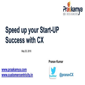 Cx for entrepreneurs