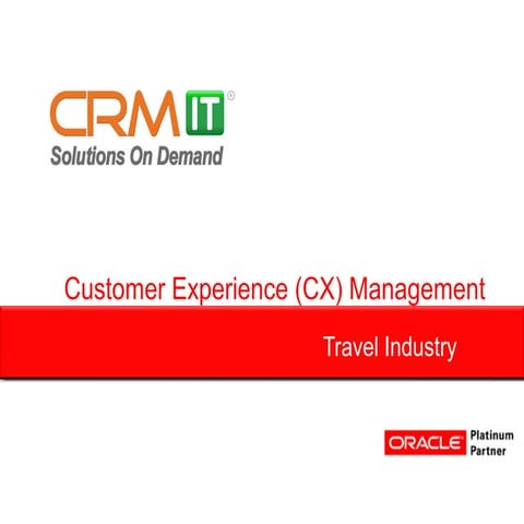 Customer Experience Management in Travel Industry