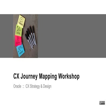 CX Journey Mapping Workshop - Intro & Activity 20130624