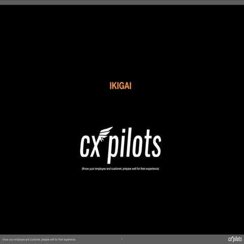 Cx Pilots Ikigai- How To Hack Employee Engagement 