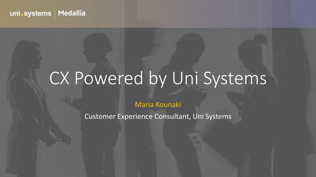 CX Powered by Uni Systems