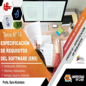Tema N° 14 Especificación de Requisitos del Software