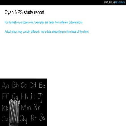 Cyan: NPS Business Case. Report template.