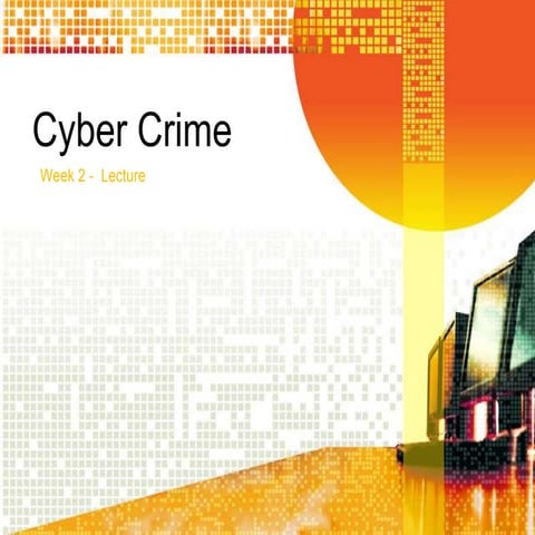 Cyber crime lecture pp update
