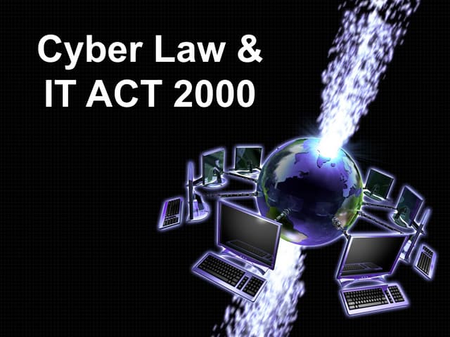 Cyber law-it-act-2000