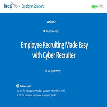 Employee Recruiting Made Easy with Cyber Recruiter