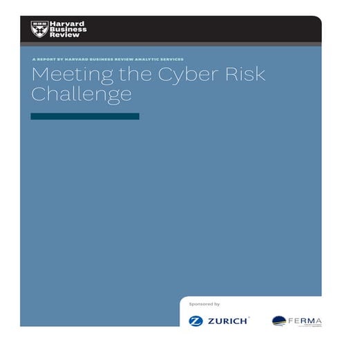 HBR - Zurich - FERMAZ - PRIMO Cyber Risks Report