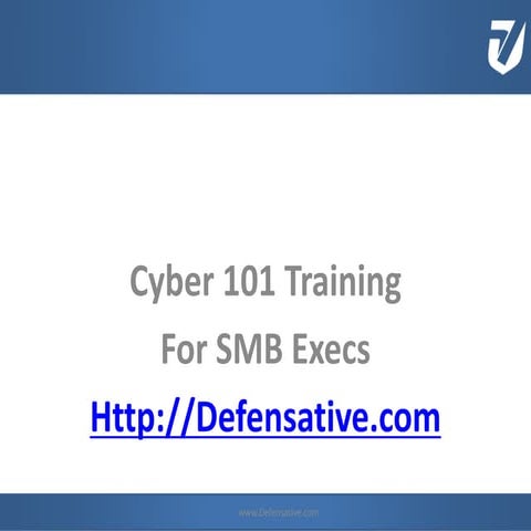 Cyber 101 for smb execs v1