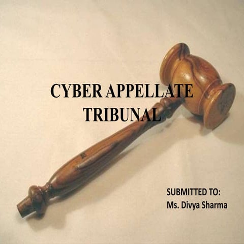 Cyber appellate tribunal