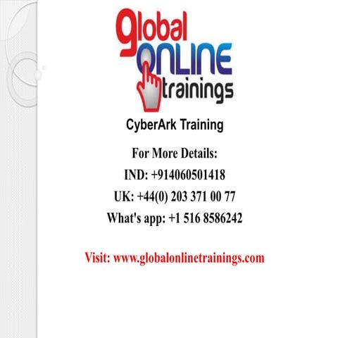 Cyberark training ppt
