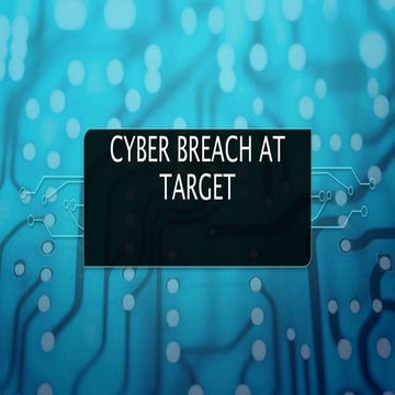 Cyber breach at target.pptx