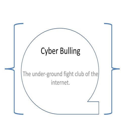 Cyber bulling