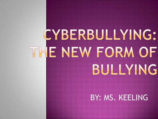 Cyberbullying