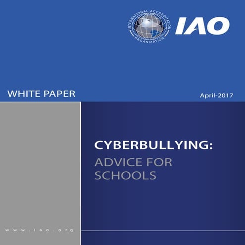 Cyberbullying: Advice for Schools