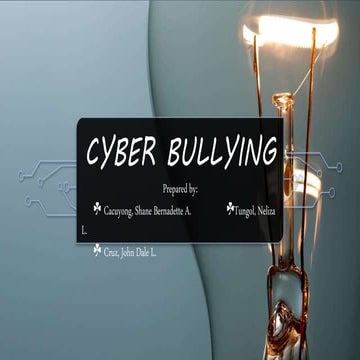 Cyber bullying