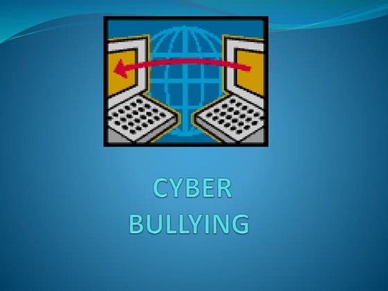Power Point Cyber-bullying | PPTX
