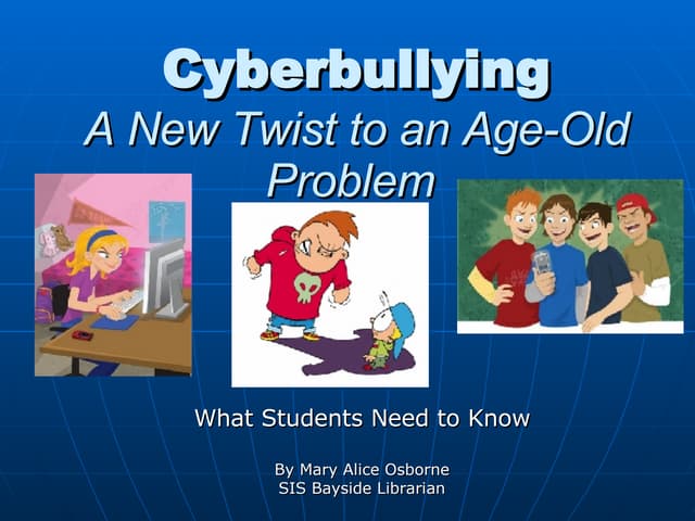 Cyberbullying Presentation
