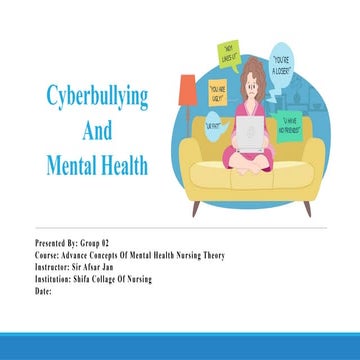 Cyberbullying and Its Impact on Mental Health: Awareness and Prevention ...
