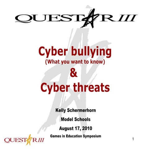 Cyberbullying class symposium