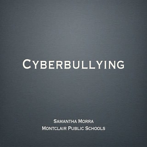 Cyberbullying