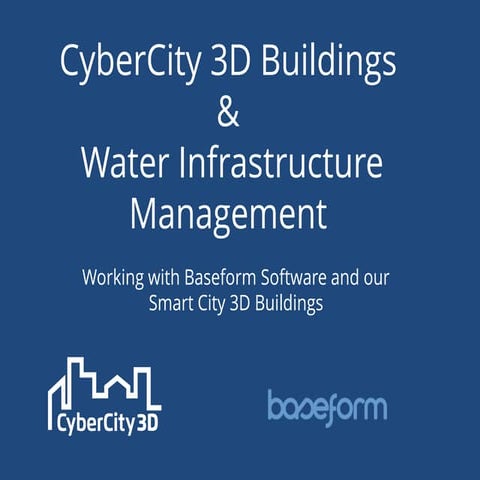 Cyber city 3d water infrastructure management marketing