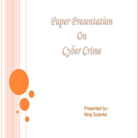 Cyber crime