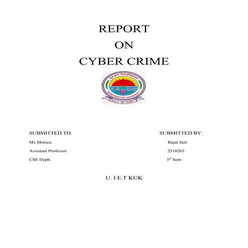 Cyber crime