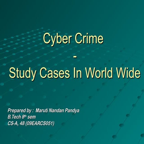 Cyber Crime 