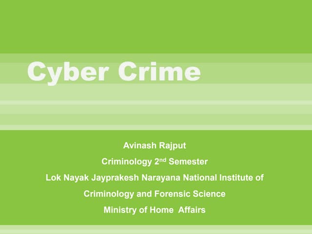 Cyber Crime