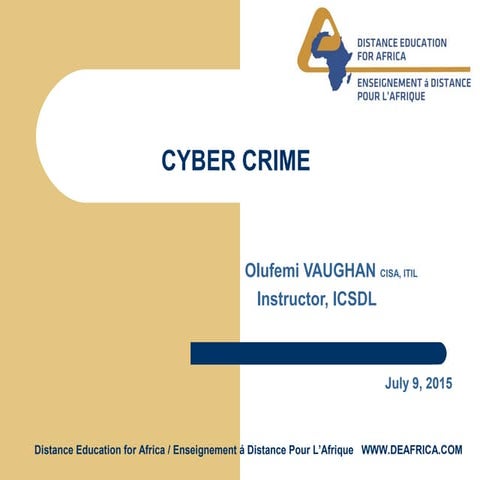 Cyber crime