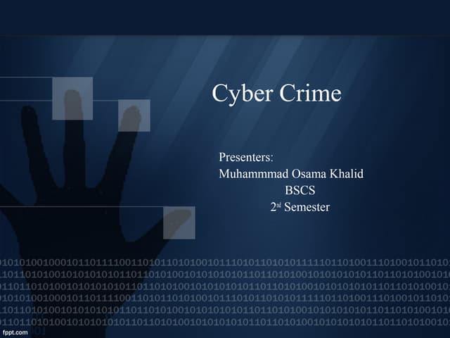 Cyber crime