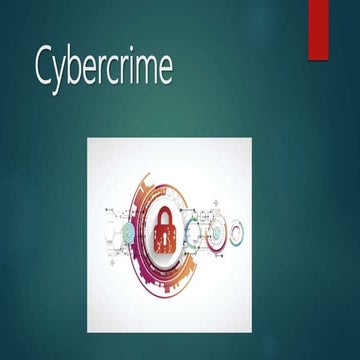 Cybercrime