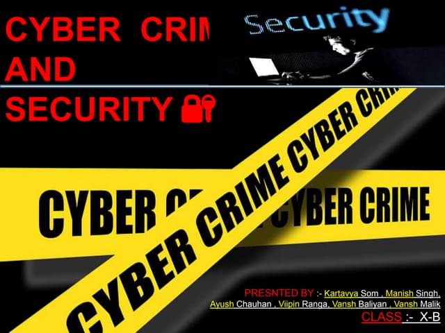 Cyber  crime  ✔