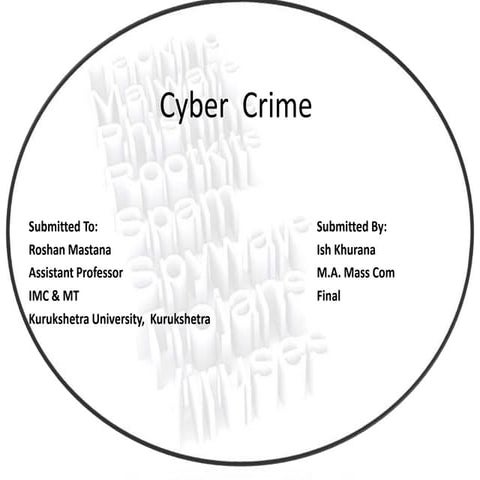 Cyber crime and issues