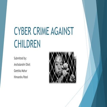 Cyber crime against children