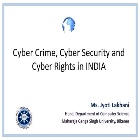 Cyber crime and cyber security