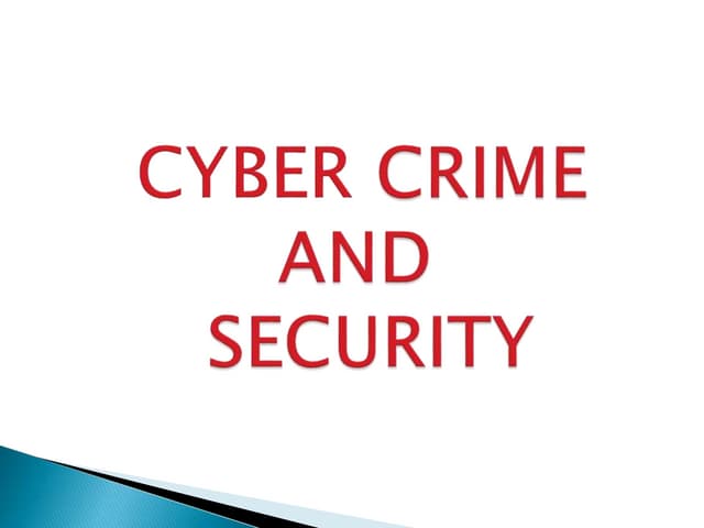 Cyber Crime PPT