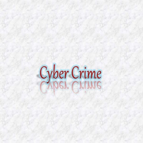Cyber crime final