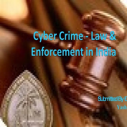 Cyber Crime &amp; Law