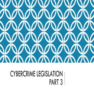 International Cybercrime (Part 3)