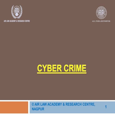 Cyber crime ppt new