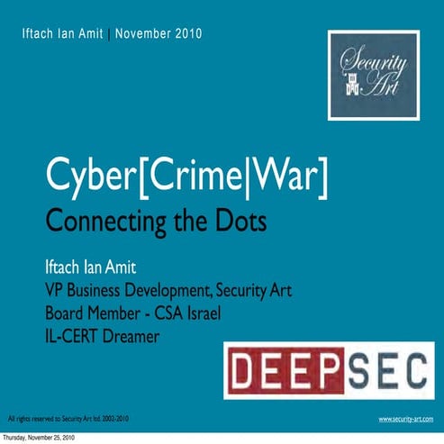 Cyber [crime|war deepsec