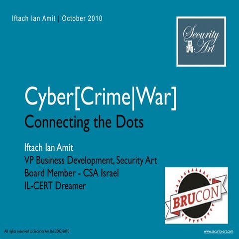 Cyber[Crime|War] - Brucon