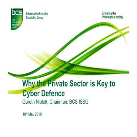 Why the Private Sector is Key to Cyber Defence