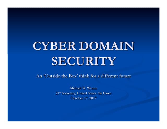 Cyber Domain Security