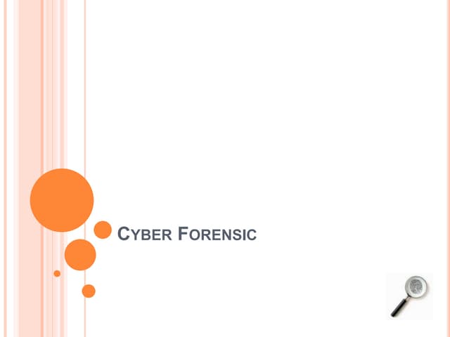 Cyber forensic 1