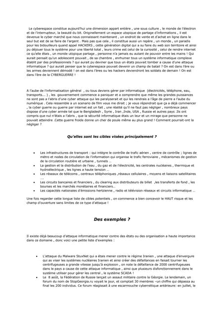 Cyberguerre