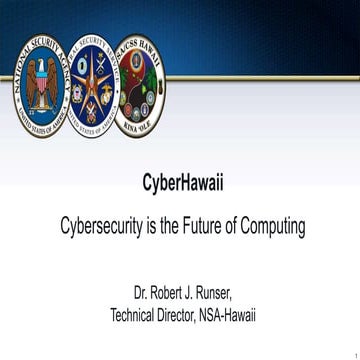 Cybersecurity is the Future of Computing